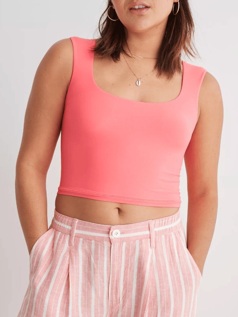 Aerie - SMOOTHEZ Square Neck Cami (color: Tropadelic)